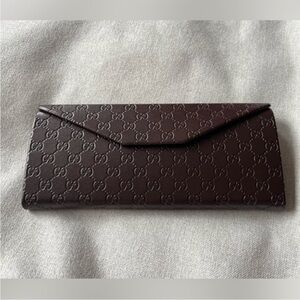 Gucci Dark Brown Sunglasses Case Only